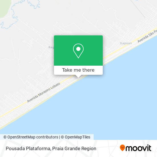 Pousada Plataforma map