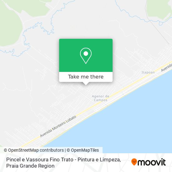 Pincel e Vassoura Fino Trato - Pintura e Limpeza map