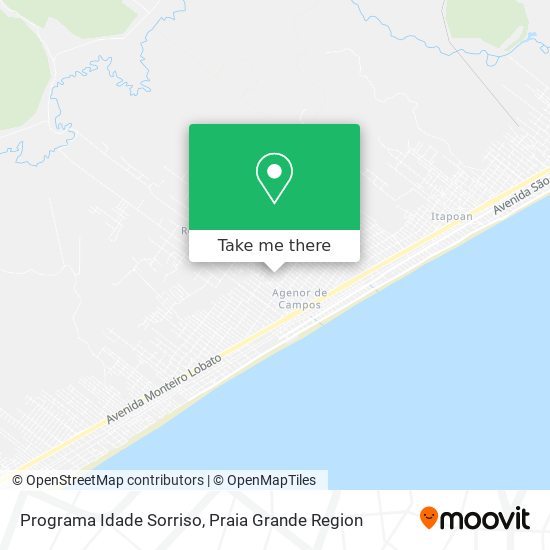Programa Idade Sorriso map
