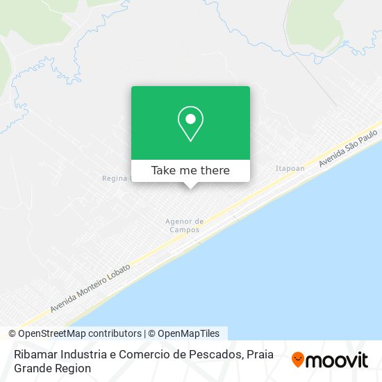 Ribamar Industria e Comercio de Pescados map