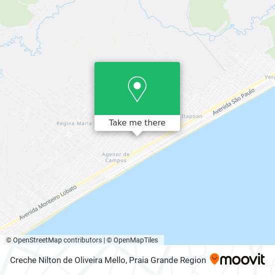 Creche Nilton de Oliveira Mello map