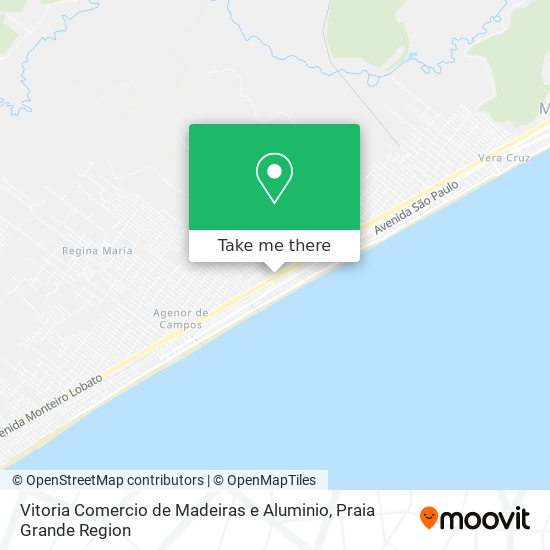 Vitoria Comercio de Madeiras e Aluminio map