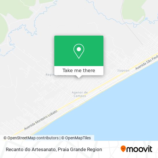 Recanto do Artesanato map