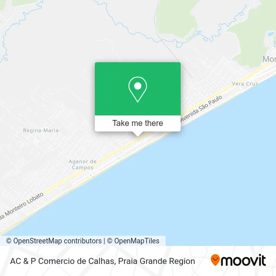 AC & P Comercio de Calhas map