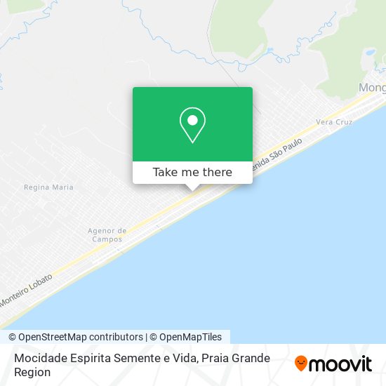 Mocidade Espirita Semente e Vida map