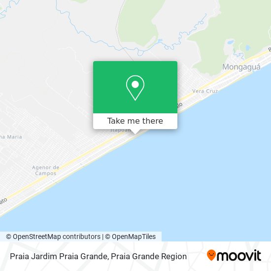 Praia Jardim Praia Grande map