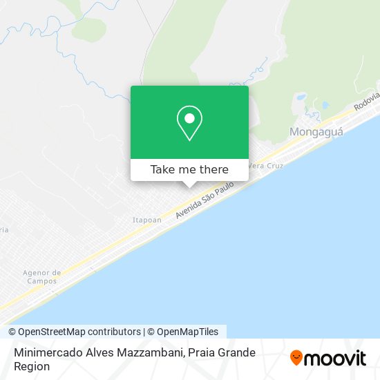 Minimercado Alves Mazzambani map