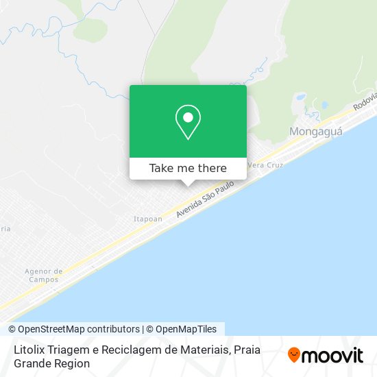 Litolix Triagem e Reciclagem de Materiais map