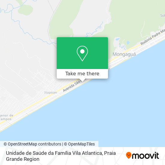 Unidade de Saúde da Família Vila Atlantica map