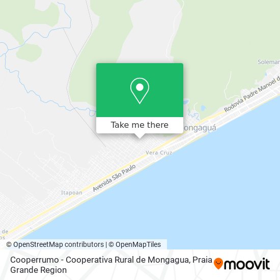 Cooperrumo - Cooperativa Rural de Mongagua map