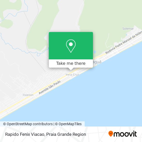 Rapido Fenix Viacao map