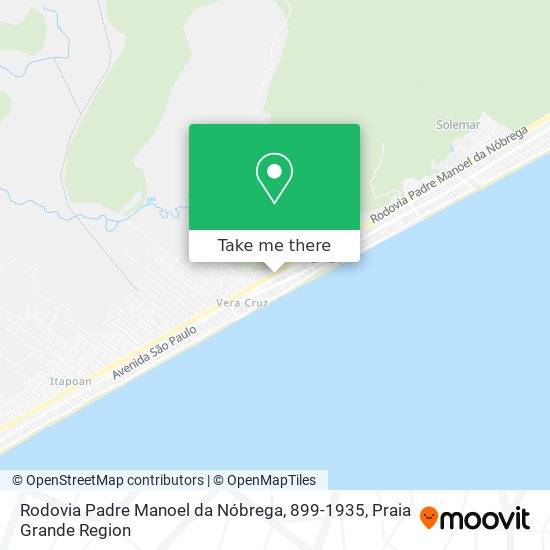 Rodovia Padre Manoel da Nóbrega, 899-1935 map