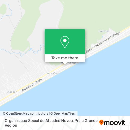 Organizacao Social de Ataudes Novoa map