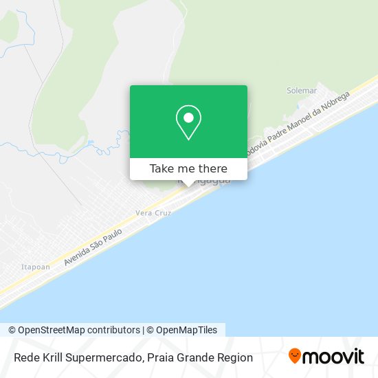 Rede Krill Supermercado map