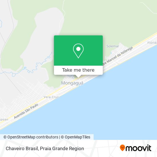 Mapa Chaveiro Brasil