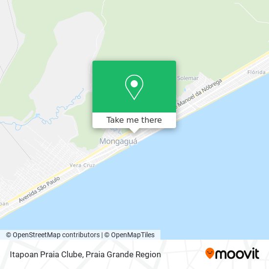 Mapa Itapoan Praia Clube