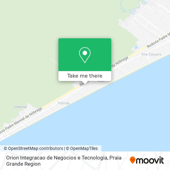 Orion Integracao de Negocios e Tecnologia map