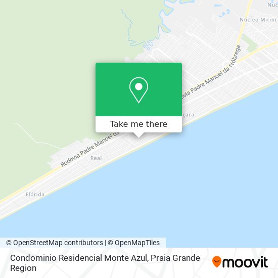Mapa Condominio Residencial Monte Azul