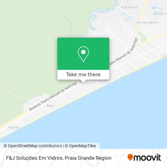 F&J Soluções Em Vidros map