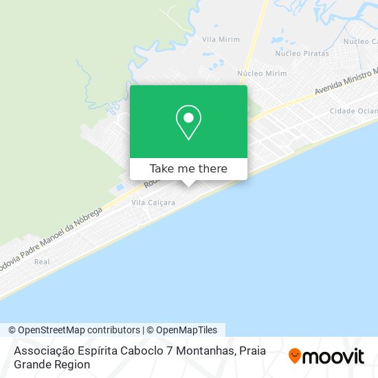 Associação Espírita Caboclo 7 Montanhas map