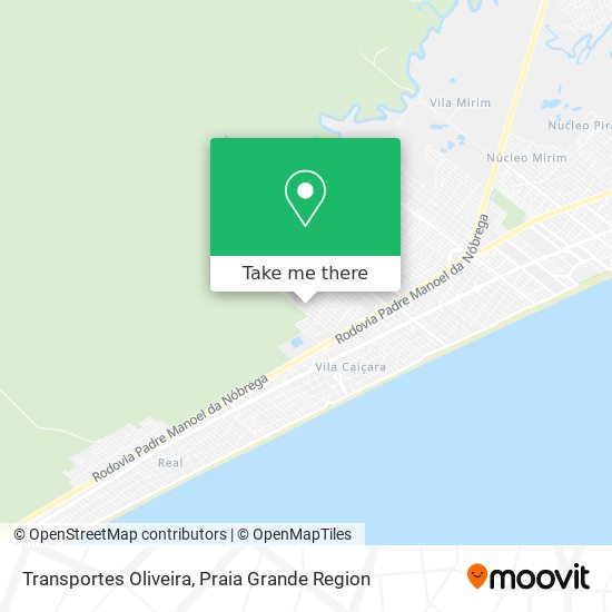 Transportes Oliveira map