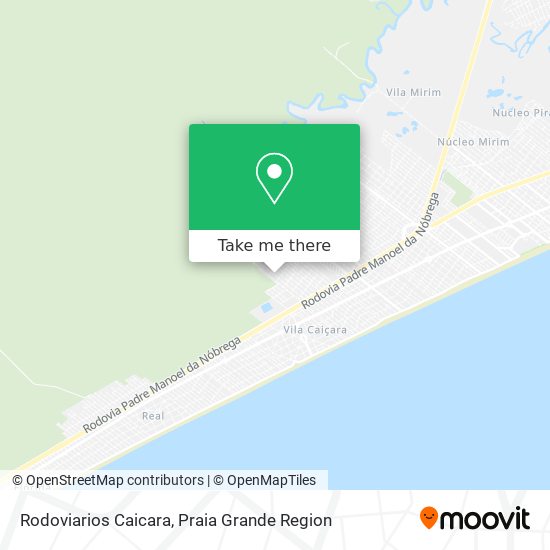 Rodoviarios Caicara map
