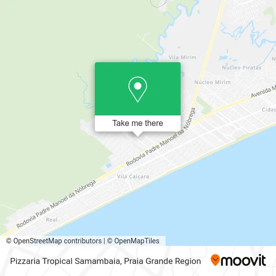 Pizzaria Tropical Samambaia map