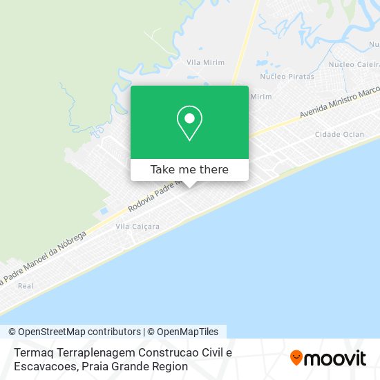 Termaq Terraplenagem Construcao Civil e Escavacoes map