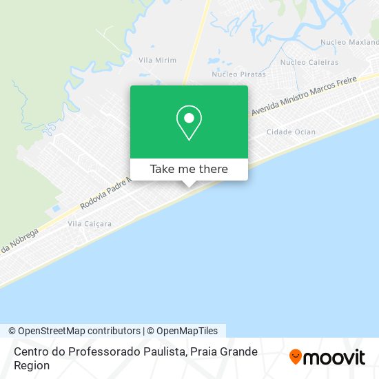 Centro do Professorado Paulista map