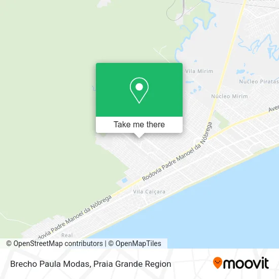 Brecho Paula Modas map