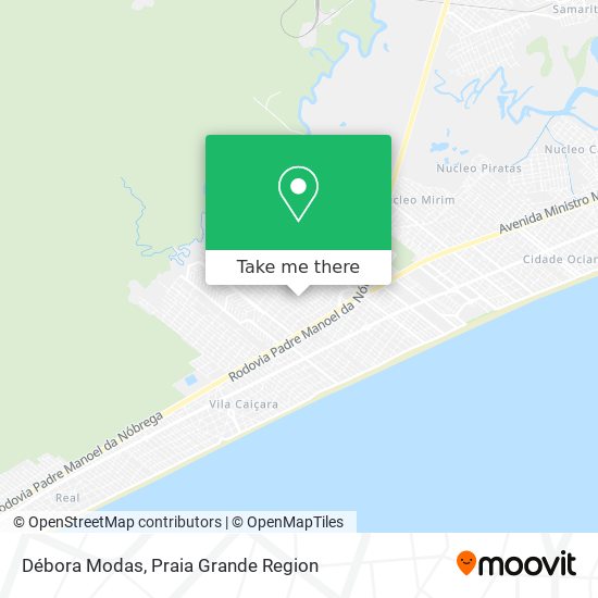Débora Modas map