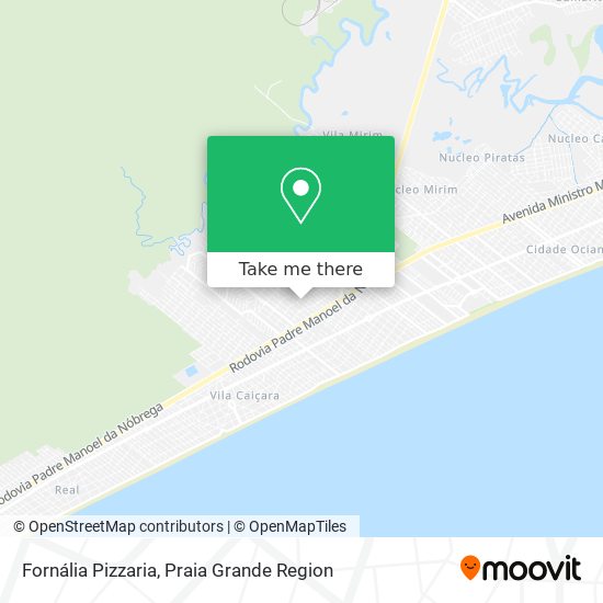 Fornália Pizzaria map