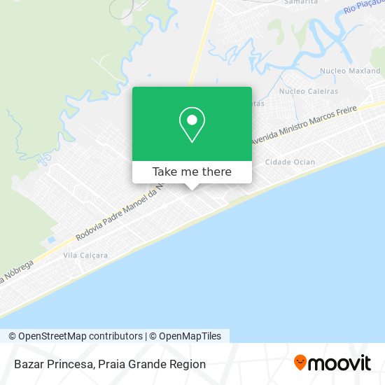 Mapa Bazar Princesa