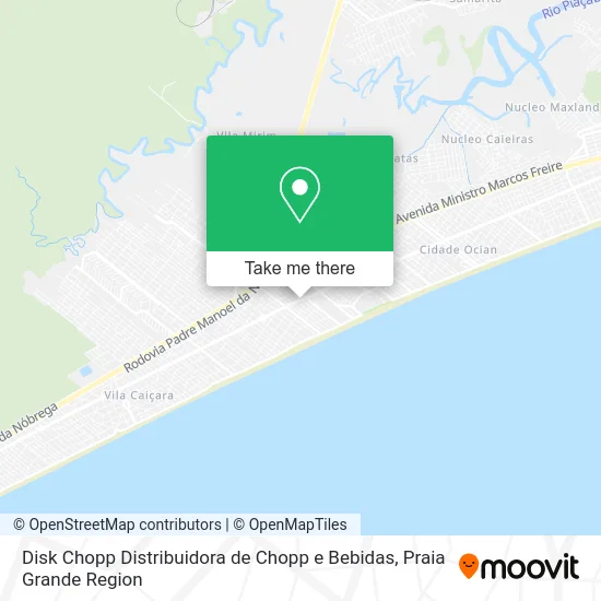 Disk Chopp Distribuidora de Chopp e Bebidas map
