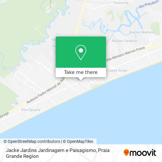 Jacke Jardins Jardinagem e Paisagismo map