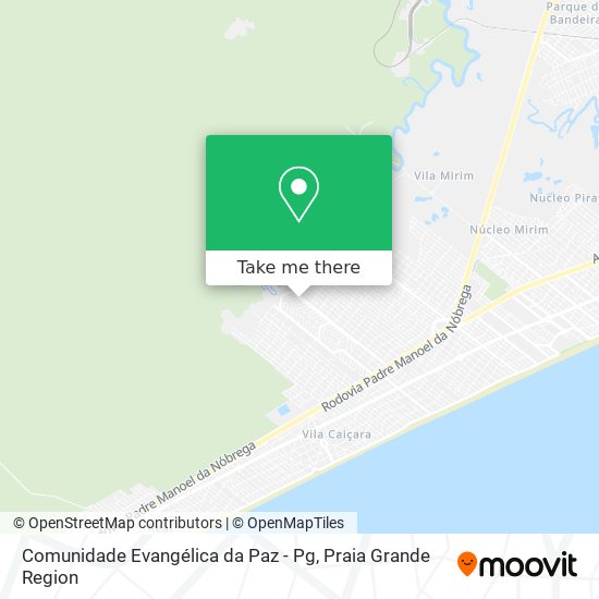 Comunidade Evangélica da Paz - Pg map