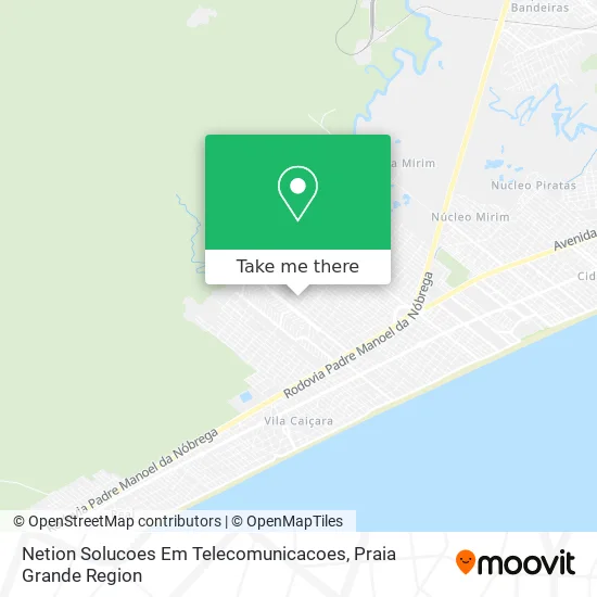 Netion Solucoes Em Telecomunicacoes map