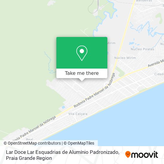 Mapa Lar Doce Lar Esquadrias de Alumínio Padronizado