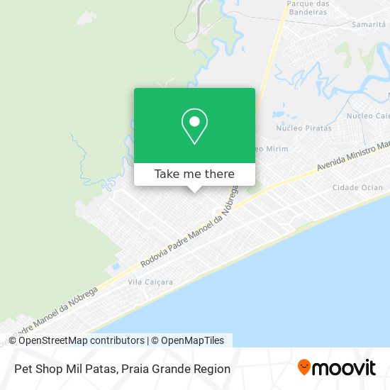 Pet Shop Mil Patas map