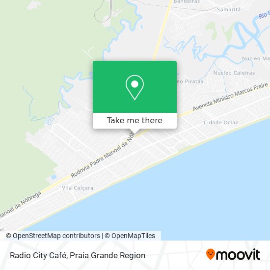 Radio City Café map