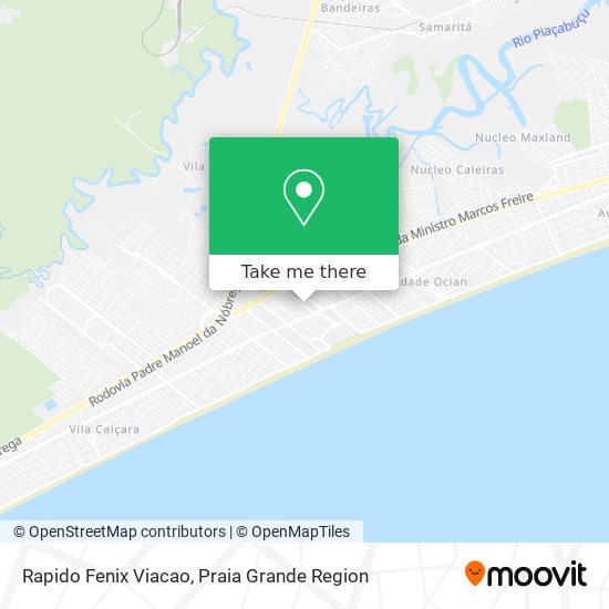 Rapido Fenix Viacao map