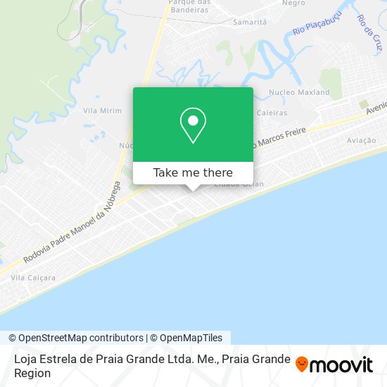 Loja Estrela de Praia Grande Ltda. Me. map