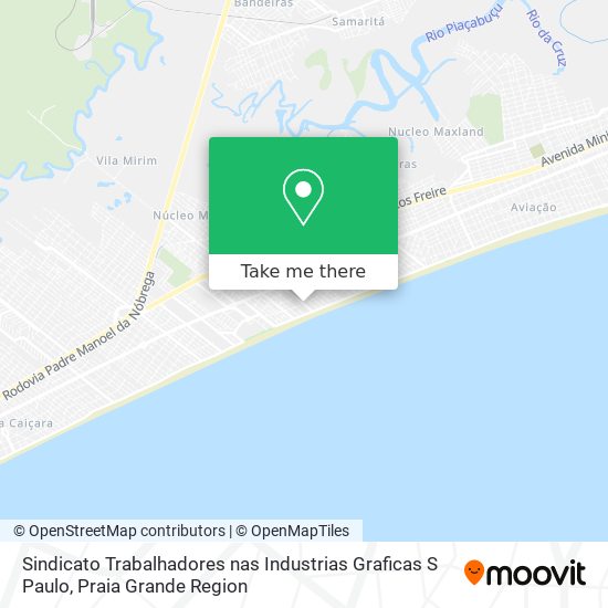 Sindicato Trabalhadores nas Industrias Graficas S Paulo map
