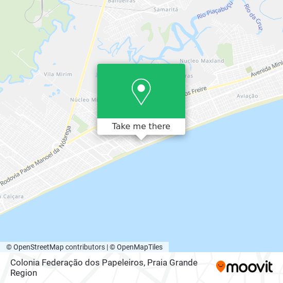 Colonia Federação dos Papeleiros map