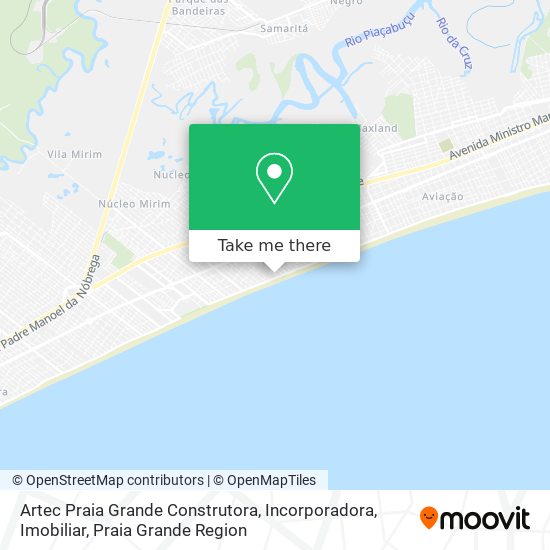 Artec Praia Grande Construtora, Incorporadora, Imobiliar map