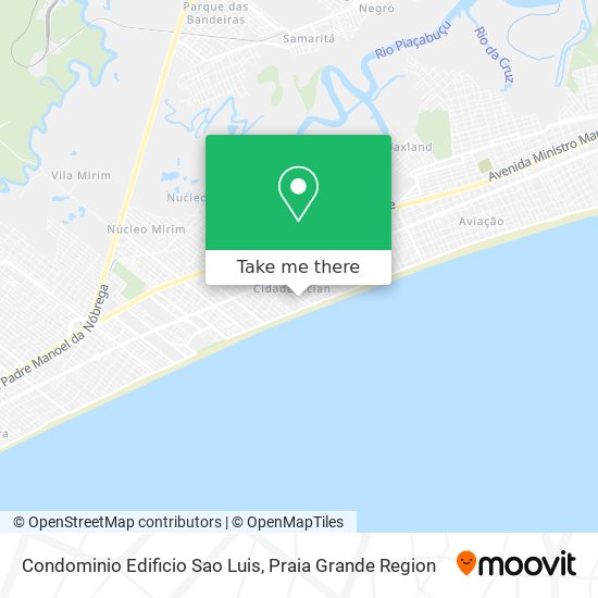 Mapa Condominio Edificio Sao Luis