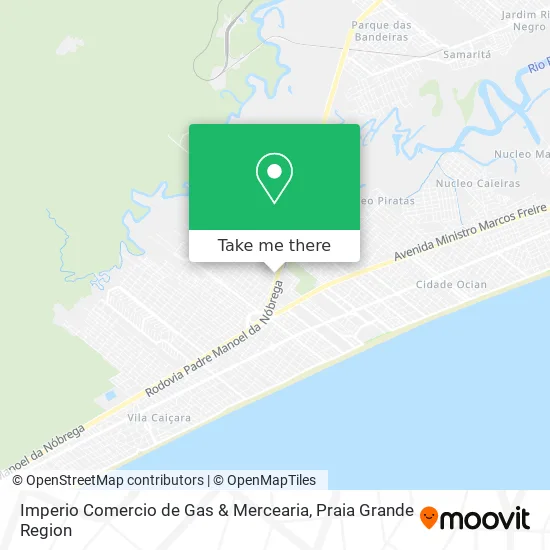 Imperio Comercio de Gas & Mercearia map