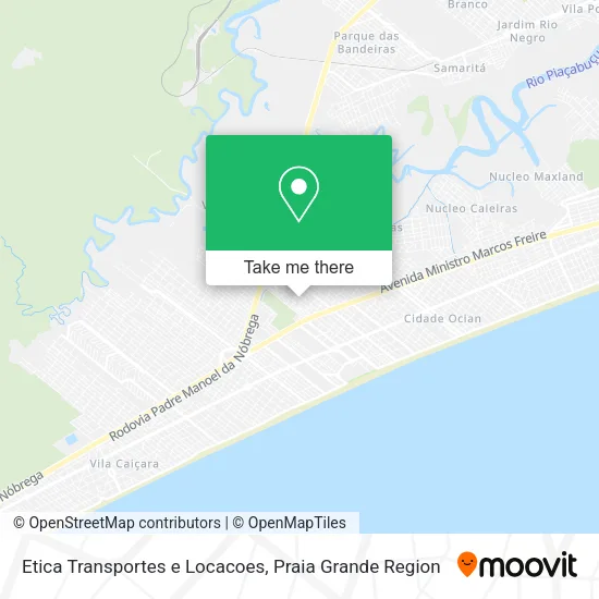 Etica Transportes e Locacoes map