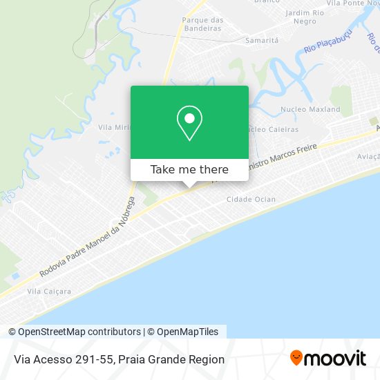 Via Acesso 291-55 map