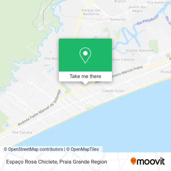 Espaço Rosa Chiclete map